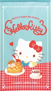 Hello Kitty Japanese style curtain Noren SANRIO Characters 85x 150cm / 34x 60in - Picture 1 of 4