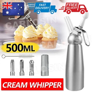 Cream whipper Whipped cream dispenser Dessert Coffee Foam Whip Cream chargers - Picture 1 of 9
