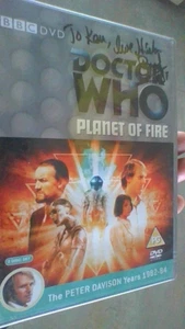 Doctor Who - DVD - Planet of Fire - signed autograph NICOLA BRYANT first outing - Picture 1 of 4