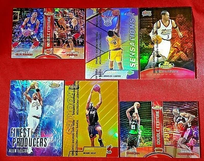 1999-00 Topps Finest TEAM Refractor RED IVERSON #ED BRYANT Double Feature Duncan - Image 1 of 2