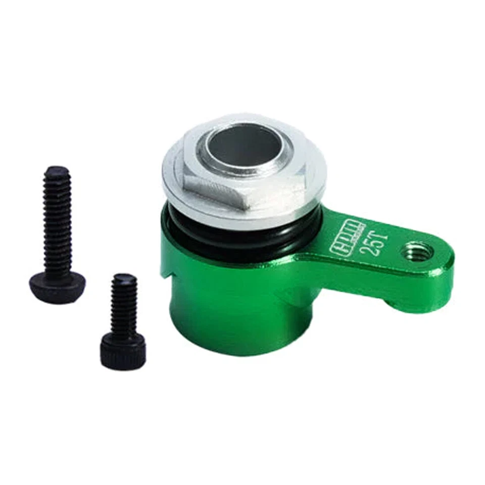 GPM Aluminum 7075 25T Servo Horn w/Built-In Spring Green for Losi 1/18 Mini LMT - Image 1 of 1
