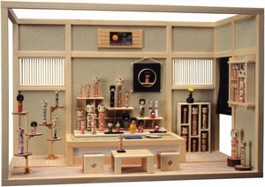 DIY Dollhouse Kit Japanese KOKESHI Miniature House Wooden Handcraft Model kit - Picture 1 of 2
