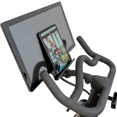 TrubliFit Metal Tablet or iPad Holder for Peloton Bike - iPad Stand- Great Gift