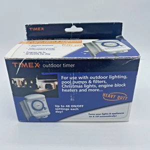 Timex Heavy Duty OutDoor Timer 15 Amp 1875 W 1/2 hp 125Vac 60Hz Pool Pumps Light - Picture 1 of 7