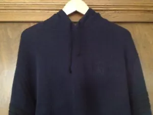 Tommy Hilfiger Men's Medium Black Long Sleeve Cotton Pullover Hoodie Sweatshirt - Picture 1 of 8