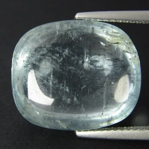 16.81Cts Natural Aquamarine 16.6x14.2x9mm Cushion Cabochon Loose Brazil Gemstone - Picture 1 of 5