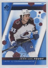 2022 SP Authentic Future Watch Limited Blue /399 Jean-Luc Foudy #196 Rookie RC