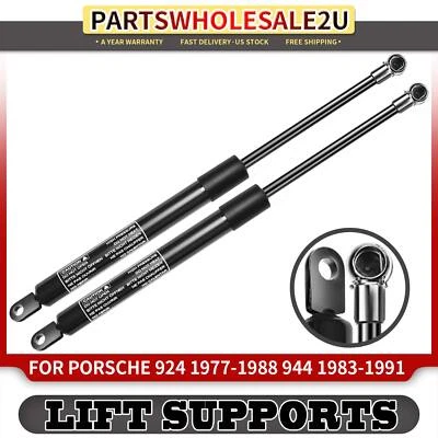 2x Soportes de elevación del capó delantero puntales de resorte para Porsche 924 77-82 87-88 944 83-91 Foto 1 de 4