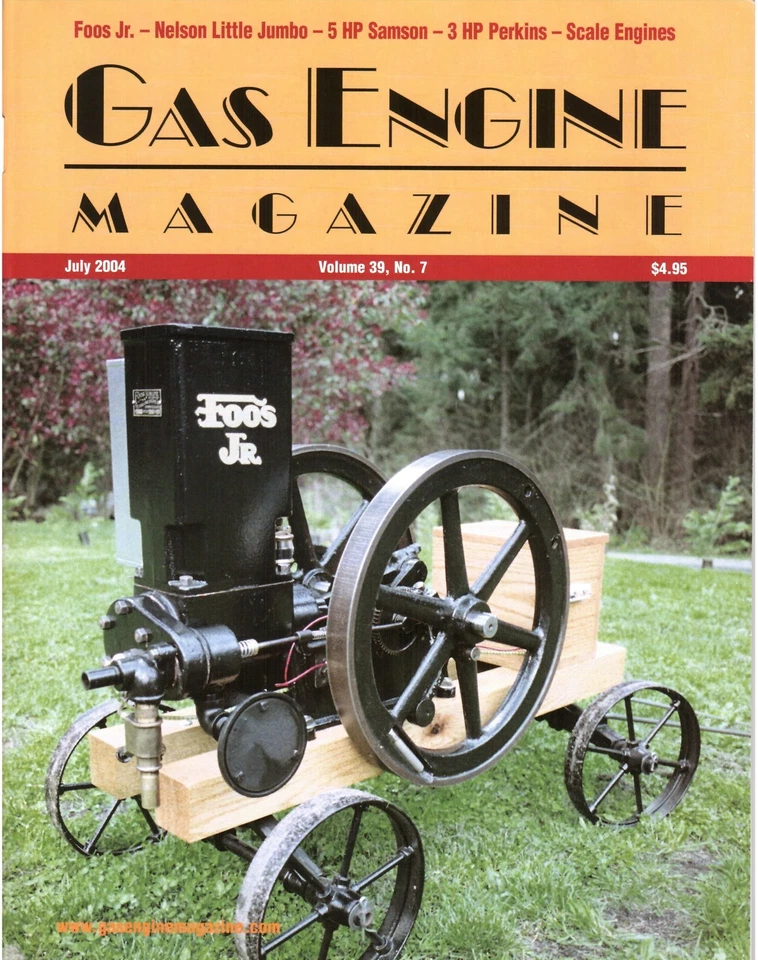 Motores Worthington, Motores de Gas Modelo a Escala Dick Upshur, 2 HP Foos Jr, Samson Foto 1 de 1