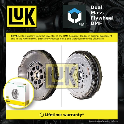Dual Mass Flywheel DMF fits FORD TRANSIT CUSTOM V362 TDCi 2.2D 2012 on LuK New - Image 1 of 4