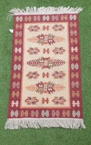 Auténtica alfombra SARAR Kilim 60x90 cm - Alfombra étnica turca tejida a mano - Imagen 1 de 9