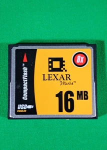 Lexar 16Mb Compactflash memory card - Picture 1 of 2