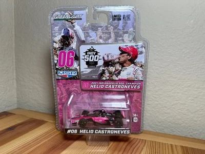2021 Indy 500 Champion Helio Castroneves #06 AutoNation Sirius XM 1:64 DieCast - Image 1 of 2