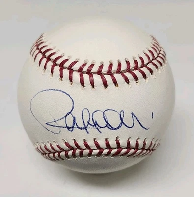 Raúl Adalberto Mondesi Firmado Auto Rawlings Oficial Grandes Ligas Béisbol B7 Foto 1 de 3