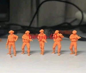 1/48/72 Resin Modern Israeli infantry Soldiers 5pcs Person Militarily Model Toy - Picture 1 of 1