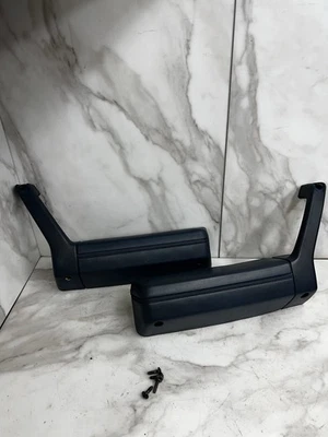 Nissan 720 1986 camioneta pickup puerta lateral izquierda y derecha reposabrazos azul OEM Foto 1 de 4