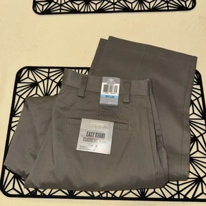 Pantalones Plisados Dockers Para Hombre Fácil Caqui Calce Clásico Marrón Guijarro Oscuro 31x30 Nuevos - Imagen 1 de 3