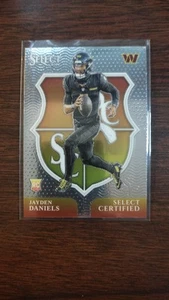 2024 Panini Select - Select Certified Rookies Jayden Daniels #2 (RC) Commanders - Picture 1 of 2