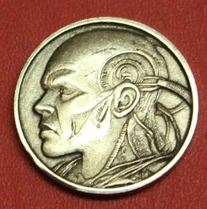 HOBO Nickel Cyborg Real US Nickel - Foto 1 di 2