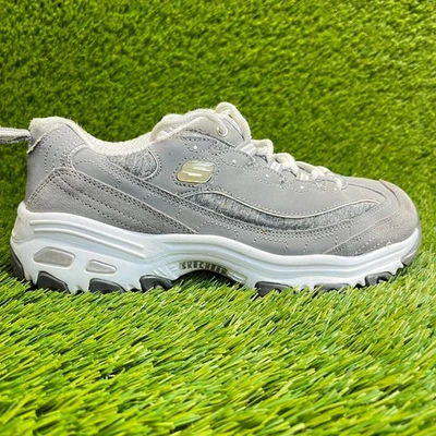 Zapatillas deportivas Skechers D'lites Me Time para mujer talla 8,5 grises Foto 1 de 4