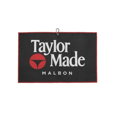 全新! Malbon x TaylorMade 复古高尔夫毛巾 | 黑色 [2023](最后一个!) 🔥 — 第 1/4 张图片