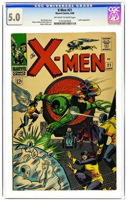 Uncanny X-Men #21 CGC 5.0 1966 1131527010 - Image 1 of 2