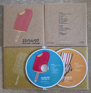 Peter GABRIEL Official Ltd Release 2CDs Live Hyde Park London England 2007 MINT - Picture 1 of 1