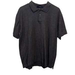 J.Crew Mens Polo Shirt Gray Size Large 100% Cotton Classic Fit Short Sleeve - Picture 1 of 4