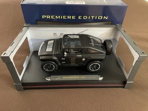 1/18 Maisto Premier Edition 2008 Hummer HX Mat Black Humvee Concept New - Picture 1 of 7