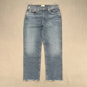 Citizens of Humanity Jeans Women 29 Blue Denim Daphne Crop Frayed Vtg Distressed - Picture 1 of 8