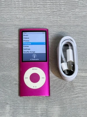 ⭐Apple iPod nano 4th Gen Pink (8GB) Fast Ship Good Used！ - Image 1 of 4
