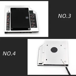 Einfach installierbare Aluminiumhalterung für Ihre für SATA 3 0 Optibay Setup - Photo 1/14