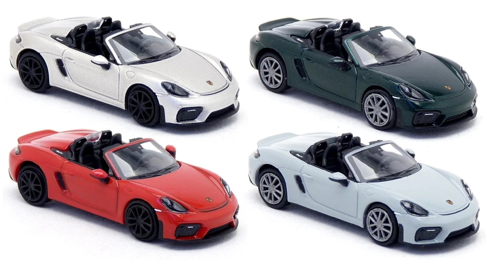 Minichamps - Porsche 718 Spyder 981 Boxster 2019 descapotable - selección de turismos 1:87 H0