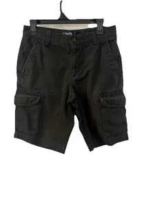 Pantalones Cortos Chaps Talla 30 Para Hombre Negro Carga Algodón Bolsillos Carga 9 pulgadas Entrepierna - Imagen 1 de 3