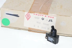 Kipp-Schalter / Netzschalter von Kautt & Bux Typ GNP4, 2 A / 250 V, Switch, NOS - Bild 1 von 6