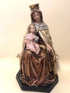 Statua di Nostra Signora del Monte Carmelo 8", Nuova dalla Colombia #L071 - Foto 1 di 7