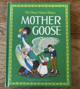The Classic Volland Edition Mother Goose Storybook Childrens Stories Vintage 80s - Picture 1 of 10