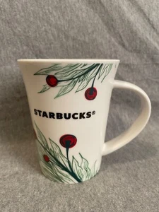 Taza de café Starbucks Carry The Merry 2020 10 oz Holly Christmas Holiday - Imagen 1 de 6