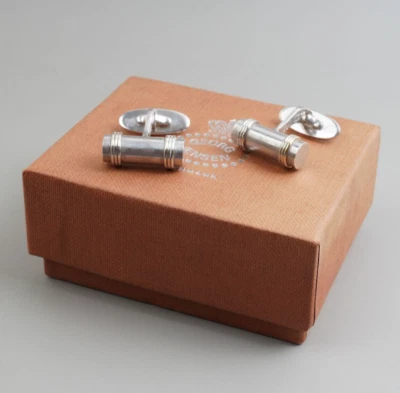 Gemelli GEORG JENSEN in argento sterling #A22 925S Made in Denmark con scatola - Immagine 1 di 4