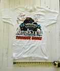 T-shirt vintage Monster Truck Thunder Drags 1993 signé par les conducteurs 