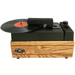 NITTY GRITTY MINI-PRO 2 RECORD CLEANING MACHINE WITH OAK CABINET NEW W/WARRANTY - Picture 1 of 1