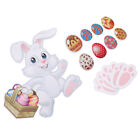 Pvc Easter Bunny Sticker Home Decor Refrigerator Magnetic Stickers