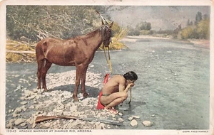Antique Postcard Fred Harvey "Indians of the Southwest" 1923 - Picture 1 of 2
