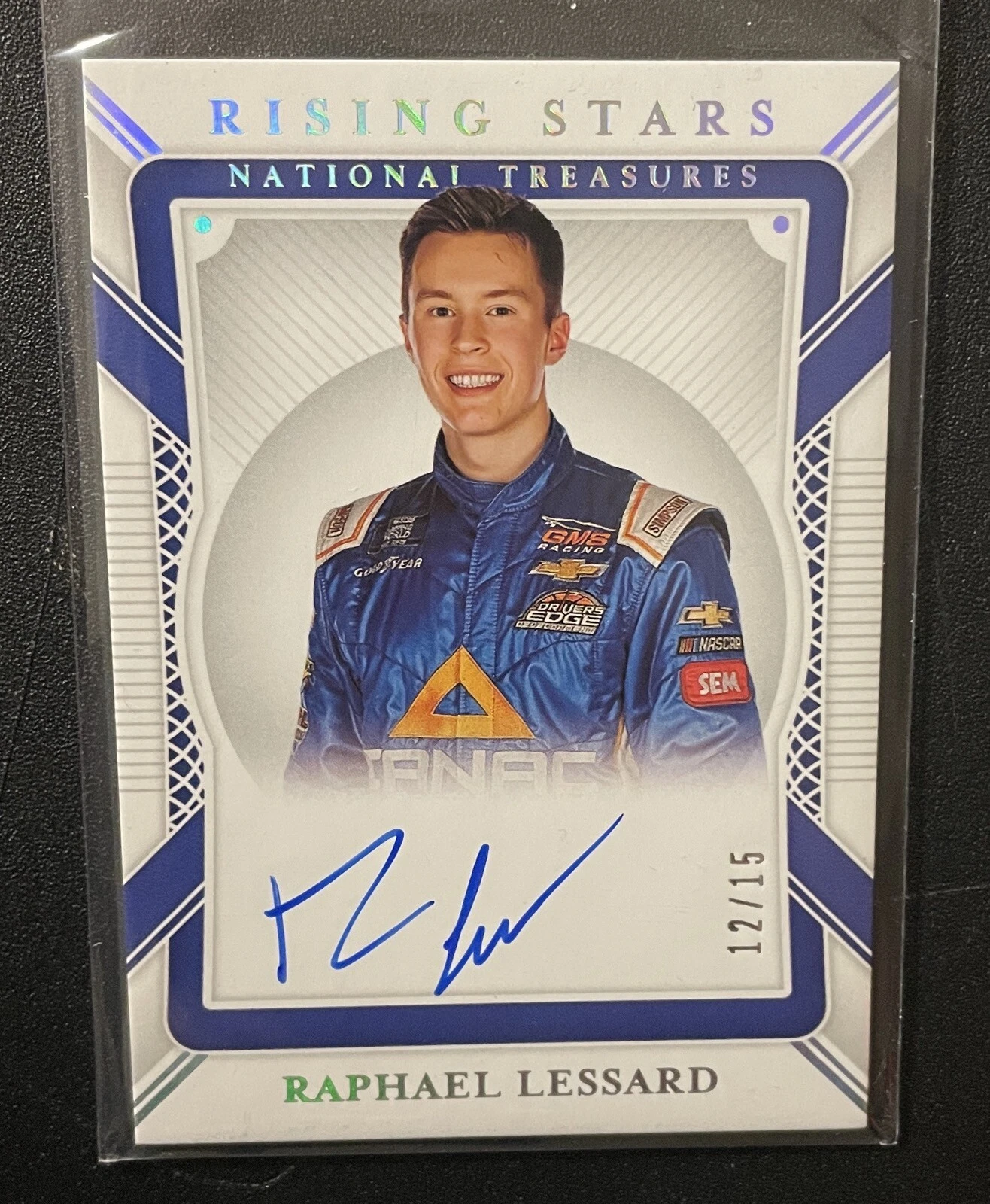 Raphael Lessard 2021 National Treasures NASCAR #RS-RL Rising Stars ...