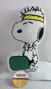 Peanuts Snoopy Pickleball Sherpa Pillow Couch Or Bed Accent Very Soft 17X13” - Picture 1 of 7