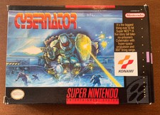 Cybernator SNES Super Nintendo In Box Clean Tested OEM