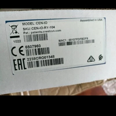 Crestron CEN-IO-RY-104 Shipping NEW DHL/FedEX #Z# - Image 1 of 4