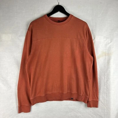 Finisterre Jumper Womens XL Orange Merino Wool Cotton Preppy Retro - Image 1 of 4