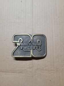 ¿Cuáles son tus 20? - Hebilla de cinturón de colección para operador de radio CB camionero camión  - Imagen 1 de 16