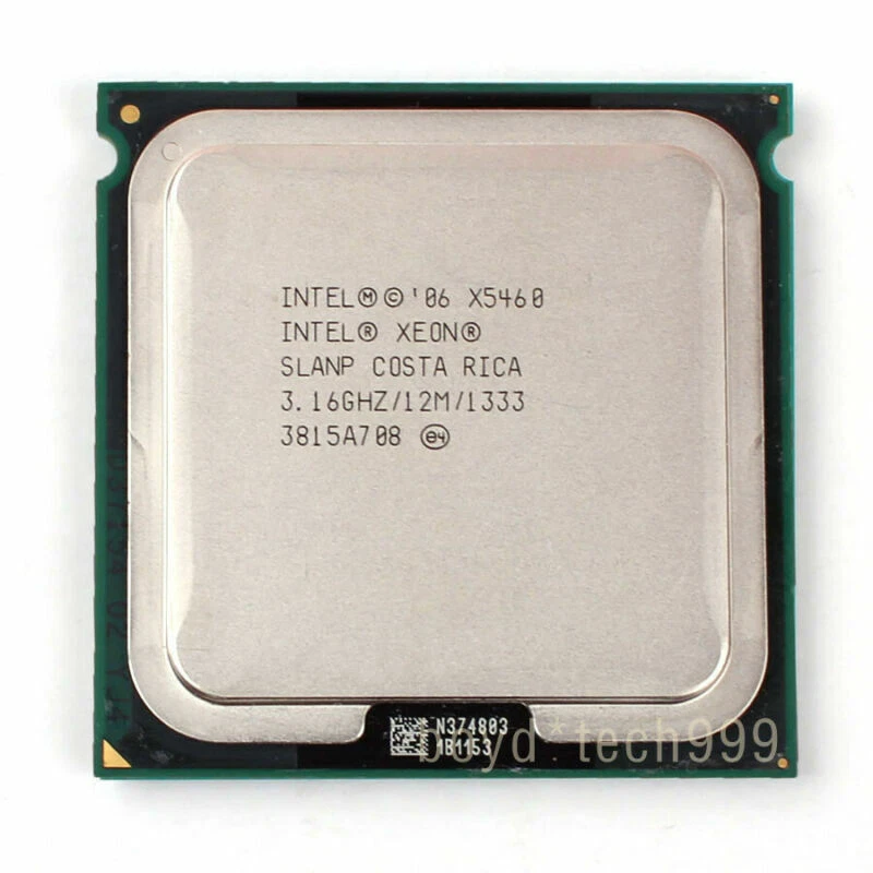 Intel Xeon X5460 CPU Quad-Core 3.16 GHz 12M 1333MHz Socket 771 processor - Image 1 of 1